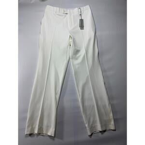 NWT Peter Millar Men's Raleigh Performance White Dress Pants - Size 34x31
